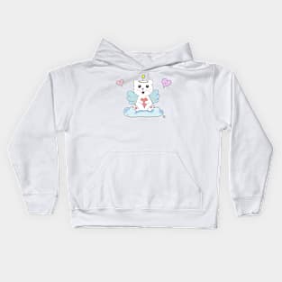 Guardian Angel Cat Kids Hoodie